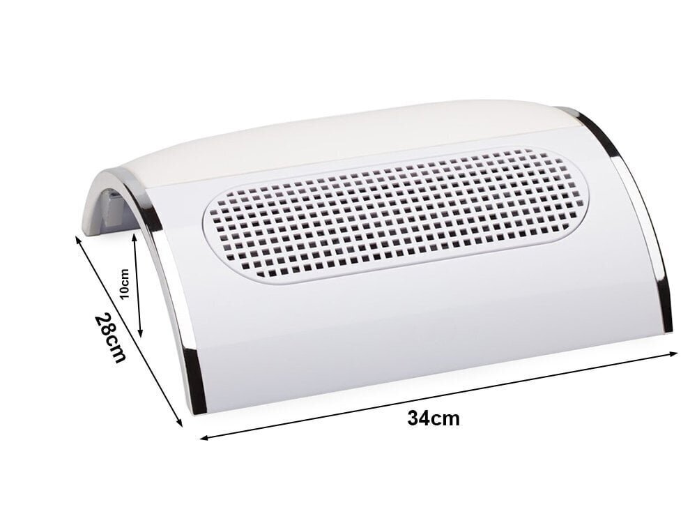 Manikīra putekļu savācējs 40W 3 ventilatori + 2 maisi цена и информация | Pedikīra, manikīra piederumi | 220.lv
