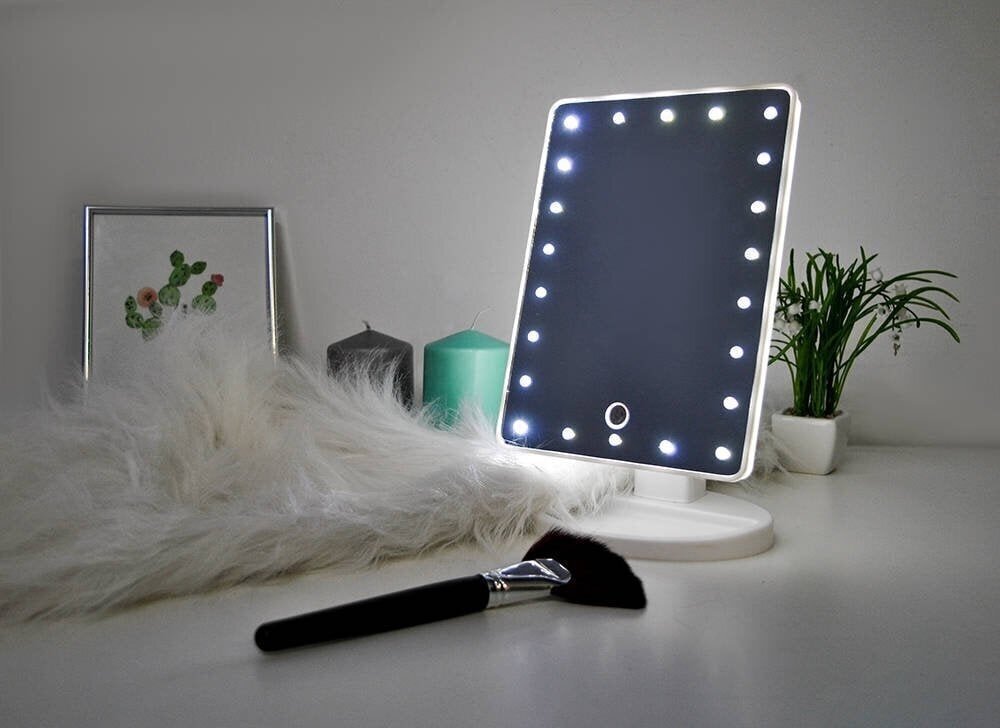 Grima spogulis ar LED gaismu Soulima 268 cena un informācija | Kosmētikas somas, spoguļi | 220.lv