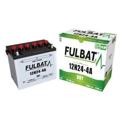 Fulbat 12N24-4A, 22 Ач 12В цена и информация | Мото аккумуляторы | 220.lv