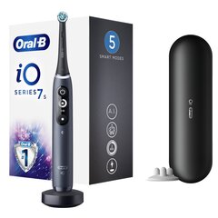 Elektriskā zobu birste iOM7.1B2.2BC Oral-B iO 7, Black Onyx cena un informācija | Elektriskās zobu birstes | 220.lv