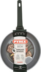 Pyrex Teflona panna Geoh Stiprināts alumīnijs 26 cm cena un informācija | Pannas | 220.lv