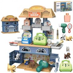 WOOPIE House 2in1 zooveikals + skaistumkopšanas salons, 33 gab. цена и информация | Игрушки для девочек | 220.lv