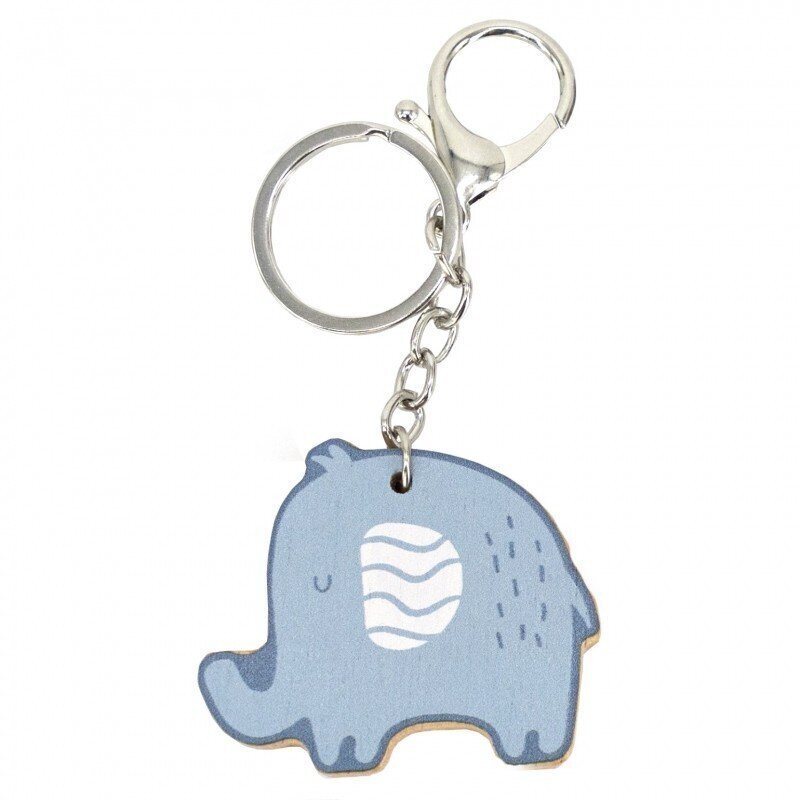 Viga koka atslēgu piekariņš Elephant Keychain цена и информация | Atslēgu piekariņi | 220.lv