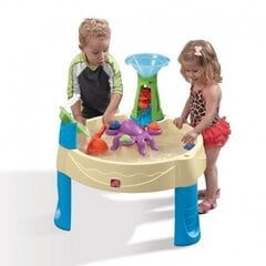 STEP2 Galds spēlēšanai ar ūdeni, smiltīm, ūdensdzirnavām + 10 elementiem cena un informācija | Bērnu izklaidei ārā | 220.lv