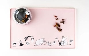 Muurla Moomin Pets paplāte mājdzīvnieka bļodiņai, 48x30 cm cena un informācija | Bļodas, kastes pārtikas | 220.lv