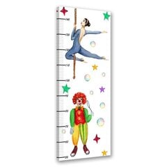 Детский ростомер, Цирк, 40x100 см цена и информация | Картины | 220.lv