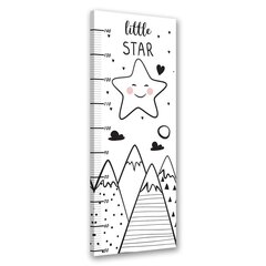 Детский ростомер, Маленькая звезда, 40x100 см цена и информация | Картины | 220.lv
