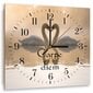 Sienas pulkstenis, Gulbji iemīlējušies, 40x40cm cena un informācija | Pulksteņi | 220.lv