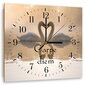 Sienas pulkstenis, Gulbji iemīlējušies, 80x80cm цена и информация | Pulksteņi | 220.lv