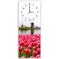 Sienas pulkstenis, Holandes ainava, 25x65cm cena un informācija | Pulksteņi | 220.lv