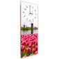 Sienas pulkstenis, Holandes ainava, 30x90cm cena un informācija | Pulksteņi | 220.lv