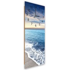 Настенные часы, Берег моря, 25x65см цена и информация | Часы | 220.lv