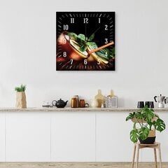 Sienas pulkstenis, Kubas bezmaksas kokteilis, 60x60cm cena un informācija | Pulksteņi | 220.lv