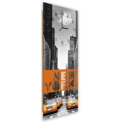 Sienas pulkstenis, New York, 25x65cm cena un informācija | Pulksteņi | 220.lv