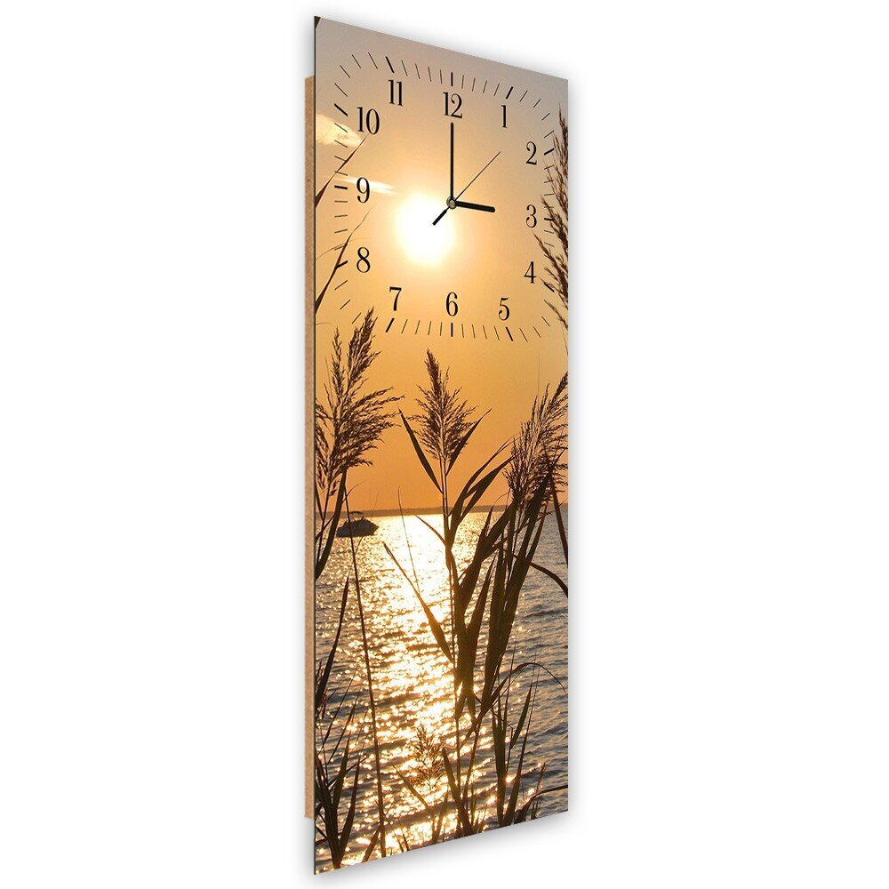 Sienas pulkstenis, Niedres saulrietā, 40x118cm cena un informācija | Pulksteņi | 220.lv