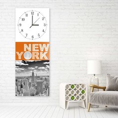 Sienas pulkstenis, Pilsēta Ņujorka, 40x118cm цена и информация | Часы | 220.lv