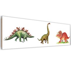 Sienas pakaramais, Dinozauri, 70x25cm cena un informācija | Drēbju pakaramie | 220.lv