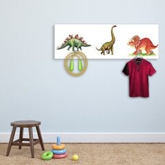 Sienas pakaramais, Dinozauri, 90x30cm цена и информация | Вешалки для одежды | 220.lv