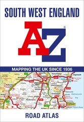 South West England A-Z Road Atlas cena un informācija | Ceļojumu apraksti, ceļveži | 220.lv