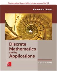 ISE Discrete Mathematics and Its Applications 8th edition cena un informācija | Ekonomikas grāmatas | 220.lv