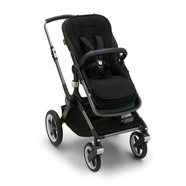 Bugaboo Dual Comfort sēdekļa ieliktnis ratiem, Midnight Black cena un informācija | Aksesuāri bērnu ratiem | 220.lv