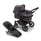 Bugaboo Donkey 5 Mineral Mono universālie rati, Black/Washed Black cena un informācija | Bērnu rati | 220.lv