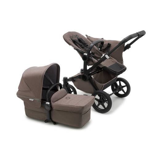 Bugaboo Donkey 5 Mineral Mono universālie rati, Black/Taupe cena un informācija | Bērnu rati | 220.lv