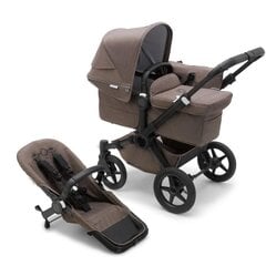 Bugaboo Donkey 5 Mineral Mono universālie rati, Black/Taupe cena un informācija | Bugaboo Rotaļlietas, bērnu preces | 220.lv