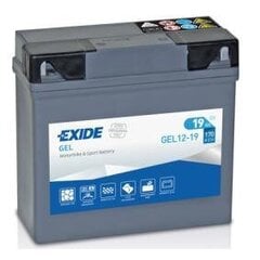 Аккумулятор Exide Gel-12-19 80019, 19 Aч 170 A DIN 12V цена и информация | Мото аккумуляторы | 220.lv