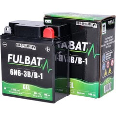Аккумулятор Fulbat 6N6-3B/B1, 6,3 Ач 50 А EN 6В цена и информация | Мото аккумуляторы | 220.lv