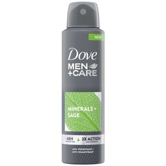 Dezodorants Dove Deodorante Spray Men Minerals Sage 48h - 150ml cena un informācija | Dezodoranti | 220.lv