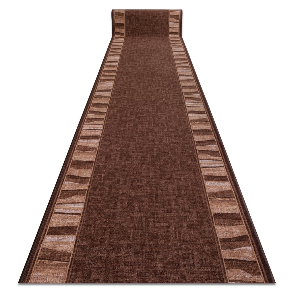Neslīdošs paklājs LINEA brūns 80cm цена и информация | Paklāji | 220.lv