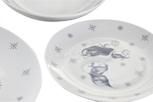 Набор посуды DKD Home Decor Фарфор Синий Белый 27 x 27 x 3 cm 18 Предметы цена и информация | Посуда, тарелки, обеденные сервизы | 220.lv