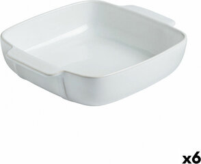 Форма для выпечки Pyrex Signature Квадратный 29 x 24 x 7 cm Керамика Белый (6 штук) цена и информация | Посуда, тарелки, обеденные сервизы | 220.lv
