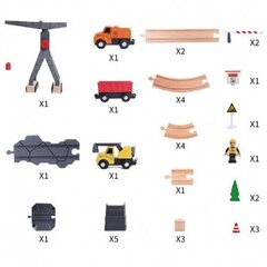 Tooky Toy celtniecības transportlīdzekļi cena un informācija | Attīstošās rotaļlietas | 220.lv
