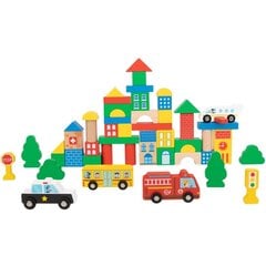 Tooky Toy City Building 50 . цена и информация | Развивающие игрушки | 220.lv