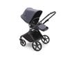 Bugaboo Fox Cub universālie rati, Black/Stormy Blue-Stormy Blue cena un informācija | Bērnu rati | 220.lv