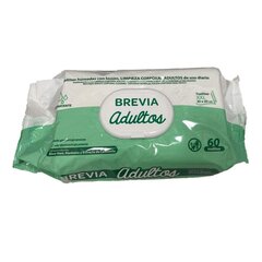 Salvetes Salustar Brevia 60 gb. cena un informācija | Mitrās salvetes, vienreizlietojamie paladziņi | 220.lv