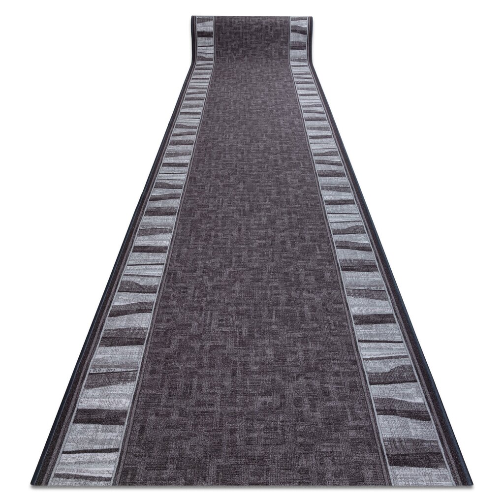Neslīdošs paklājs LINEA pelēks 80cm цена и информация | Paklāji | 220.lv