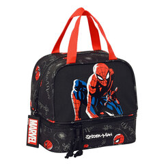 Контейнер для обеда Spiderman Hero, чёрный, 20 x 20 x 15 cм цена и информация | Посуда для хранения еды | 220.lv