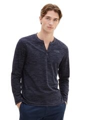 Мужская рубашка с длинным рукавом Tom Tailor, темно-синий цвет цена и информация | Мужские футболки | 220.lv