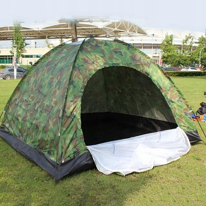 Tūristu telts 4 personām cena un informācija | Teltis | 220.lv