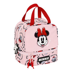 Контейнер для обеда Minnie Mouse Me time, розовый, 20 x 20 x 15 cм цена и информация | Посуда для хранения еды | 220.lv