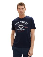 Tom Tailor vīriešu T-krekls, tumši zils цена и информация | Мужские футболки | 220.lv