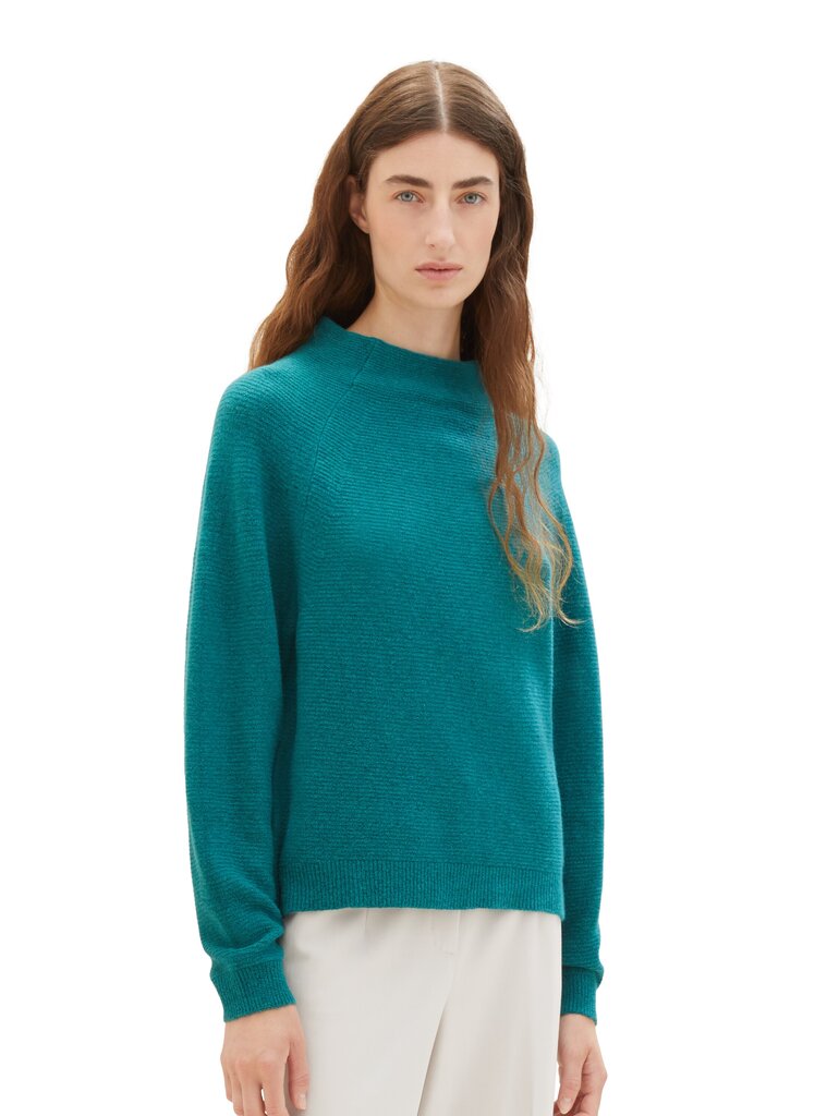 Tom Tailor sieviešu džemperis, tumši zaļš цена и информация | Sieviešu džemperi | 220.lv