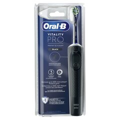 Elektriskā Zobu Suka Oral-B Vitality Pro Melns cena un informācija | Elektriskās zobu birstes | 220.lv