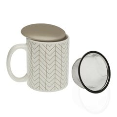 Чашка с заварочным фильтром Versa Eris, керамика цена и информация | Стаканы, фужеры, кувшины | 220.lv