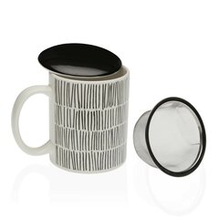Чашка с заварочным фильтром Versa New Lines, керамика цена и информация | Стаканы, фужеры, кувшины | 220.lv