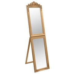 vidaXL grīdas spogulis, 50x160 cm, zelta krāsa cena un informācija | Spoguļi | 220.lv
