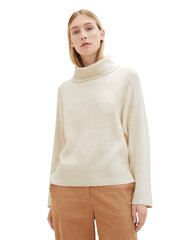 Tom Tailor sieviešu džemperis, dabīgas baltas krāsas cena un informācija | Sieviešu džemperi | 220.lv